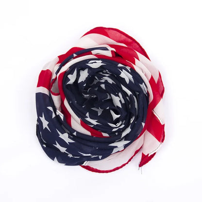Flag Chiffon Scarf