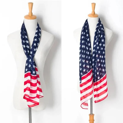 Flag Chiffon Scarf