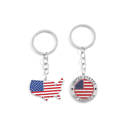 USA Patriotic Keychain