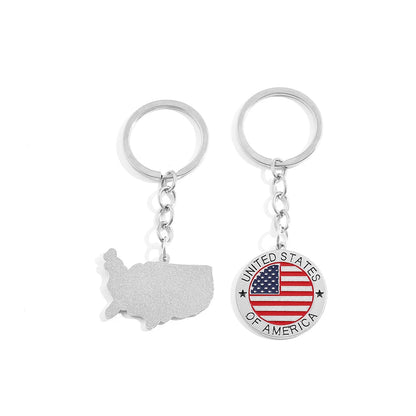 USA Patriotic Keychain