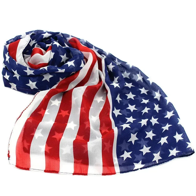Flag Chiffon Scarf