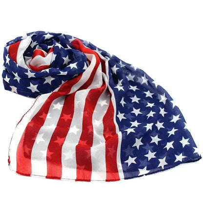 Flag Chiffon Scarf
