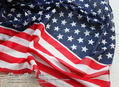 Flag Chiffon Scarf